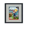 CountryArtHouse Nintendo Power Magazine Solid Wood Picture Frame - Complete with Acrylic, Backing, and Grey Mat - Display Magazines Sized 8" x 11" view 1