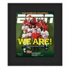 CountryArtHouse ESPN Magazine Display Solid Wood Frame - Complete with Acrylic, Backing, and Black Mat - Fits Any Magazine Measuring 10" x 12" view 1