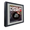 CountryArtHouse Popular Science Magazine Display Solid Wood Frame - Acrylic, Backing, and Grey Mat - Fits Any Magazine Measuring 8" x 11" view 2