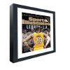 CountryArtHouse Sports Illustrated (94-Current) Magazine Display Solid Wood Frame - Acrylic, Backing, and White Mat - Fits Magazine Size 8" x10 1/2" view 2