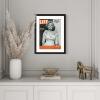 CountryArtHouse LIFE Magazine Solid Wood Picture Frame - Complete with Acrylic, Backing, and White Mat - Display Any Magazine Sized 10.5" x 14" view 1