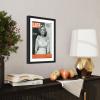 CountryArtHouse LIFE Magazine Solid Wood Picture Frame - Complete with Acrylic, Backing, and White Mat - Display Any Magazine Sized 10.5" x 14" view 2