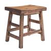 Alaterre Furniture Durango 20-Inch Tall Industrial Wood Dining Stool - Table or Extra Seat - Unique Rustic Industrial Style and Comfort - Farmhouse, Solid Wood Furniture view 1