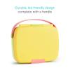 Munchkin Lunch Bento Box for Kids and Toddlers, Includes Stainless Steel Utensils, BPA-Free, 18 Months and Up, Pink/Green/Yellow view 4