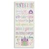 The Kids Room by Stupell Princess Rules With Castle And Carriage Canvas Wall Art, Multi-Color view 1