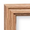 US Art Oak 9x35 Picture Frame .75" Inch Wide - Faux Oak Decor Handmade Solid Wood Frames with Preinstalled Hangers and UV Blocking Plexiglass 35x9 Frame view 3