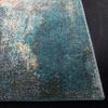 SAFAVIEH Luxor Collection Accent Rug - 2'2" x 5', Ivory & Blue, Handmade Modern Abstract, Ideal for High Traffic Areas in Entryway, Living Room, Bedroom (LUX312A) view 3