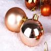 12 PCS Christmas Tree Balls Decorations Christmas Balls Ornaments Holiday Ornaments Balls Christmas Tree Hanging Balls for Wedding Party Decoration (3-8CM) (Light Orange(6CM)) view 2