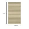 SAFAVIEH Washable Rug Outdoor Courtyard Collection - 2'3" x 12' Runner, Beige & Sweet Pea, Non-Shedding & Easy Cleaning, Ideal for Patio, Entryway, Mudroom, Hallway, Kitchen (CY6062-218) view 2