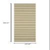 SAFAVIEH Washable Rug Outdoor Courtyard Collection - 2'3" x 6'7" Runner, Beige & Sweet Pea, Non-Shedding & Easy Cleaning, Ideal for Patio, Entryway, Mudroom, Hallway, Kitchen (CY6062-218) view 2