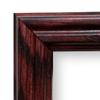 US Art Cherry 13x35 Picture Frame .75" Inch Wide - Cherry Wall Decor Handmade Solid Wood Frames with Preinstalled Hangers and UV Blocking Plexiglass 35x13 Frame view 3