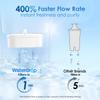 Waterdrop PT-05P Water Filter Pitcher, 7-Cup Capacity, NSF Certified, 5X Longer Filter Life, Up to 200 Gallons, for Fridge, Countertop, and Gift Giving, Reduces PFOA/PFOS, Chlorine, Pink view 4