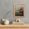 US Art Oak 7x36 Picture Frame .75" Inch Wide - Faux Oak Decor Handmade Solid Wood Frames with Preinstalled Hangers and UV Blocking Plexiglass 36x7 Frame view 4