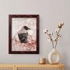 US Art Cherry 16x34 Picture Frame .75" Inch Wide - Cherry Wall Decor Handmade Solid Wood Frames with Preinstalled Hangers and UV Blocking Plexiglass 34x16 Frame view 4