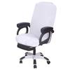 SARAFLORA Office Chair Cover- Large, White- Removable Computer Chair Cover for Office Chair with Zipper for Universal Rotating Chair Desk Chair Cover High Back Chair Seat Washable Protector for Pets view 1