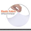 SARAFLORA Office Chair Cover- Large, White- Removable Computer Chair Cover for Office Chair with Zipper for Universal Rotating Chair Desk Chair Cover High Back Chair Seat Washable Protector for Pets view 3
