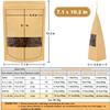 Blisstime 50 Pack Kraft Paper Stand Up Pouch Bags, Resealable Bag with Transparent Window and Tear Notch for Multipurpose Storage (7 X 10.2 Inches) view 2