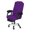 SARAFLORA Purple Office Chair Cover- Large, Removable, Durable, Stretch Fit, Zipper & Elastic, Water Resistant, for Universal Rotating Chair Desk Chair Cover High Back Chair Seat view 1
