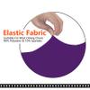 SARAFLORA Purple Office Chair Cover- Large, Removable, Durable, Stretch Fit, Zipper & Elastic, Water Resistant, for Universal Rotating Chair Desk Chair Cover High Back Chair Seat view 4
