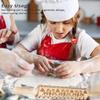 Christmas Wooden Rolling Pins - Deeply Engraved Embossing Rolling Pin with Christmas Deer Pattern for Baking view 3