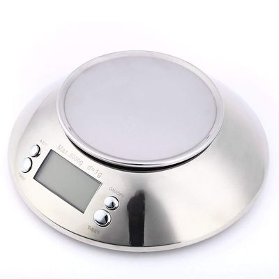 Kitchen Scales Stainless Steel Kitchen Food Scale Lcd Digital Electronic Kitchen Weight Scales With Bowl Alarm Timer Temperature Sensor