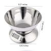 Kitchen Scales Stainless Steel Kitchen Food Scale Lcd Digital Electronic Kitchen Weight Scales With Bowl Alarm Timer Temperature Sensor view 4