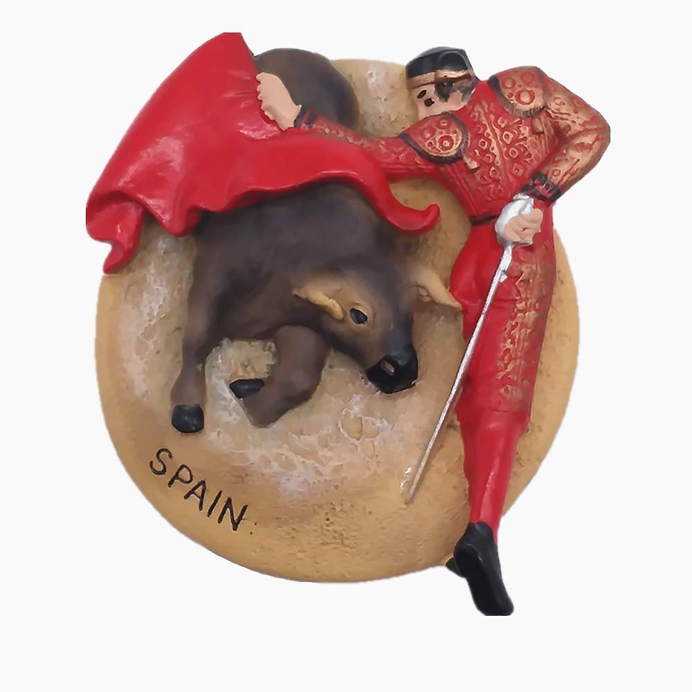 Bullfighting Spain Fridge Magnet Travel Souvenir Gift Collection Home Kitchen Decoration Magnetic Sticker Spain Refrigerator Magnet