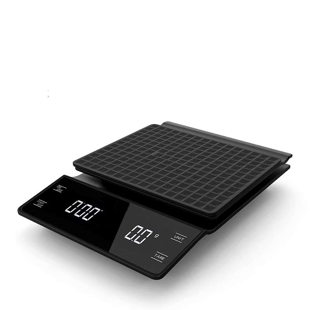 Kitchen Scales Electronic Coffee Scale Hand Versatile Bar Electronic Scale Gram Scale with Timer Kitchen Scale Led Display Food Scale