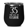 35th Birthday Gifts For Women Inappropriate Wine Tumbler Gifts For Men Novelty Cups For Thirty Five 35 Year Old Funny Thirty Fifth Gift For Husband Co view 1