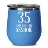 35th Birthday Gifts For Women Inappropriate Wine Tumbler Gifts For Men Novelty Cups For Thirty Five 35 Year Old Funny Thirty Fifth Gift For Husband Co view 1