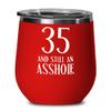 35th Birthday Gifts For Women Inappropriate Wine Tumbler Gifts For Men Novelty Cups For Thirty Five 35 Year Old Funny Thirty Fifth Gift For Husband Co view 1
