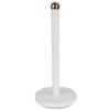Home Basics Grove Free Standing Paper Towel Holder with Weighted Base and Padded Base, White view 1