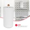 Home Basics Grove Free Standing Paper Towel Holder with Weighted Base and Padded Base, White view 3