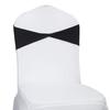 MDS Pack of 100 Spandex Chair Sashes Without Slider Buckles Black view 3