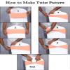 MDS Pack of 100 Spandex Chair Sashes Without Slider Buckles Black view 4