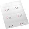 Holiday and Winter Snowman Printable Place Cards, Set of 60 (10 Sheets), Laser & Inkjet Printers - Wedding, Party, Dinner, and Special Events - Made in the USA view 3