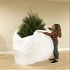 Jumbo Christmas Tree Removal Storage and Disposal Bag for Trees Up to 9 Foot Six Inches Biodegradeable Recycleable Plastic Bag Xmas Tree Skirt view 1