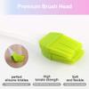 uxcell 2pcs Flexible Silicone Brush Heat Resistant Non-Stick Kitchen Cooking Essential Cookware for Kitchen Basting Barbecue Green view 3