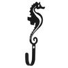 Village Wrought Iron Sea Horse Wall Hook Small view 1