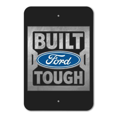 GRAPHICS & MORE Ford Built Ford Tough Home Business Office Sign