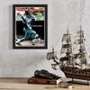 CountryArtHouse Sports Illustrated (1980's) Magazine Display Solid Wood Frame - Acrylic, Backing, and Hardware - Fits Magazine Sized 8 1/8" x10 7/8" view 2