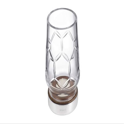 Christofle Madison 6 Wood and Silver Plated Hurricane Small #4210815