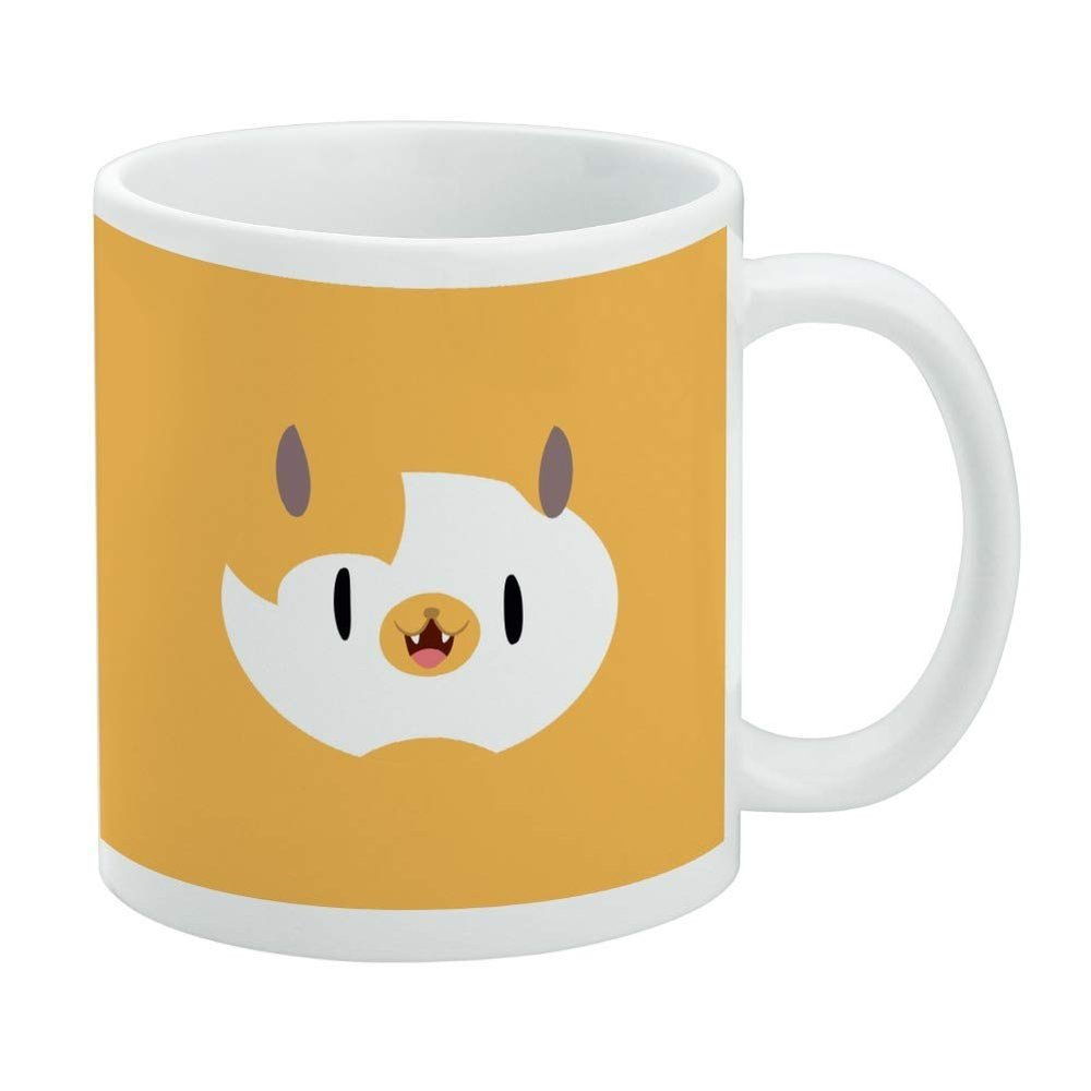 Adventure Time Cake Head Ceramic Coffee Mug, Novelty Gift Mugs for Coffee, Tea and Hot Drinks, 11oz, White