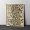 Sheet 7-1944 Mississippi River Map - River House Decor Wall Art Gifts - Harold Fisk Ancient River Meander Alluvial Valley Poster Mississipi Mississ Missipi 23x33 inches Unframed. view 4