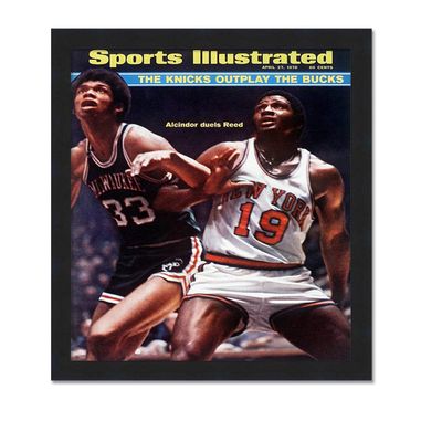 CountryArtHouse Sports Illustrated (1970's) Magazine Solid Wood Frame - Acrylic, Backing, and Hardware - Display Any Magazine Measuring 8 1/4"x11"