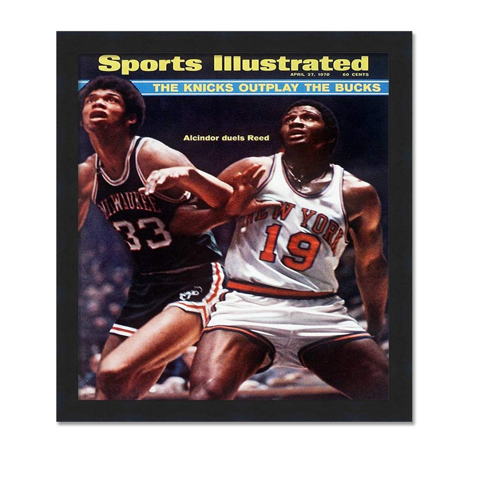 CountryArtHouse Sports Illustrated (1970's) Magazine Solid Wood Frame - Acrylic, Backing, and Hardware - Display Any Magazine Measuring 8 1/4"x11"