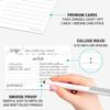321Done Recipe Cards - Set of 50 Large Double-Sided Thick 4x6 Modern Recipe Cards, Minimalist Design for Bridal Shower & Wedding Gift, Made in USA view 3