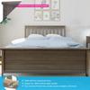 Max & Lily Full Size Bed Frame with Slatted Headboard, Solid Wood Platform Bed for Kids, No Box Spring Needed, Easy Assembly, Clay view 3