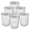 6Pcs Mercury Glass Votive Candle Holder with Speckle Adds The Perfect Ambience for Weddings Birthday Anniversary view 1