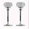 2Pcs Tall Crystal Candle Holders Chamberstick for Anniversary Celebration Mother's Day Table Centerpieces view 1